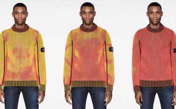 Stone Island Chameleon Ice Knit Sweater Changes Its Color