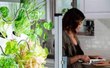 Vertical Indoor Garden Iharvest Grows Veggies Twice as Fast