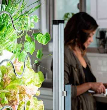 Vertical Indoor Garden Iharvest Grows Veggies Twice as Fast