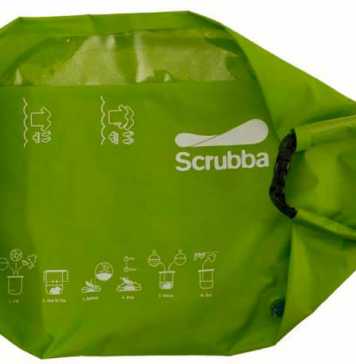 The Smallest Washing Machine Scrubba
