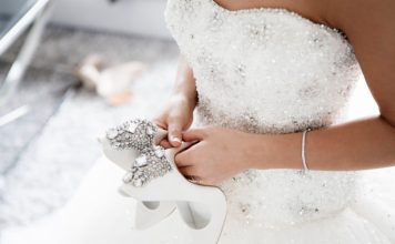 Why Brides Are Opting for White Flat Shoes