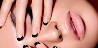 Latest Nail Trend: Black French Manicure