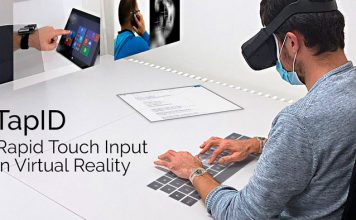 TapID Introduces Rapid Touch Interaction in Virtual Reality