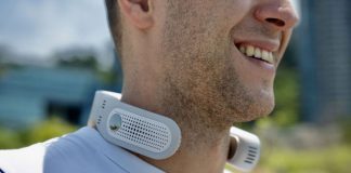 Wearable Neck Air Purifier QOOLA for Hot Days