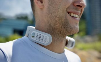 Wearable Neck Air Purifier QOOLA for Hot Days