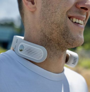 Wearable Neck Air Purifier QOOLA for Hot Days
