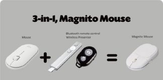 Useful Attachable Travel Magnito Mouse